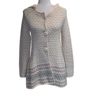 Free People Hooded Knit Cardigan Sweater – XS-Boho Cozy Cottagecore